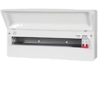 Show details for 100A Main Switch Consumer Unit, 22 Way, Steel, White