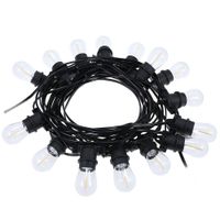 Show details for  Outdoor Festoon Light, 2700K, 15m, Black, IP44