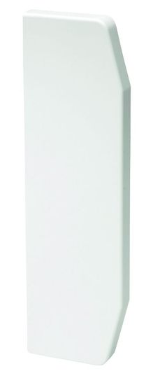 Apollo Dado Profile Trunking End Cap - White