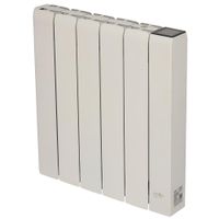 Show details for  1500W Digital Electric Rectangular Radiator, White, Smart Ceramic Stone Range