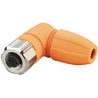 Show details for  Wirable Socket, M12 Angled, PA 6.6, Orange