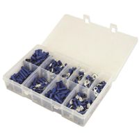 Show details for  Crimp On Terminal Set, 1.5mm² to 2.5mm², Blue, 400 Piece