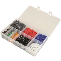 Show details for  French Coloured Cord End Set, 0.5mm² to 10mm², 600V, 2600 Piece