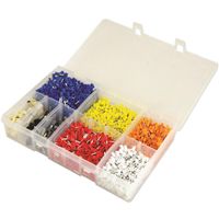 Show details for  German Coloured Cord End Set, 0.5mm² to 10mm², 600V, 2600 Piece