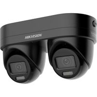 Show details for  4MP Dual-Lens Turret Network Camera, 2.8mm/4mm, Black, Pro Series