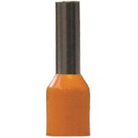 Show details for  Boot Lace Ferrule (French), 4mm², 600V, Orange [Pack of 100]