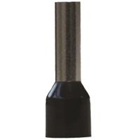 Show details for  Boot Lace Ferrule (German), 6mm², 600V, Black [Pack of 100]