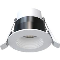 Show details for  5W-7W LED Low Glare Fire Rated Downlight, 2700K/3000K/4000K/6000K, Matt White, Dimmable, IP65