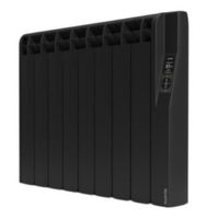 Show details for  1200W Electric Radiator with WiFi, 8 Elements, 730mm x 585mm, Black, Kyros Range