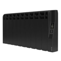 Show details for  1250W Electric Radiator with WiFi, 8 Elements, 890mm x 435mm, Black, Kyros Range