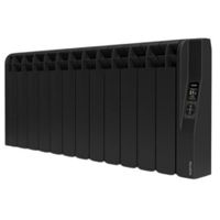 Show details for  1500W Electric Radiator with WiFi, 12 Elements, 1050mm x 435mm, Black, Kyros Range