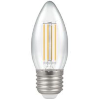Show details for  4.2W LED Candle Lamp, E27, 2700K, Dimmable, Clear