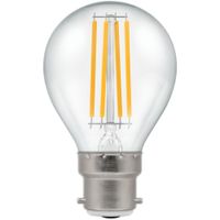 Show details for  4.2W LED Round Lamp, B22, 2700K, Dimmable, Clear