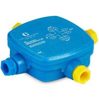 Show details for  Waterproof Junction Box, 3 Outputs, IP68, Blue