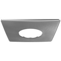 Show details for  Square Bezel, Satin Chrome, Metal, LXFRD/5-7/CCT4/P