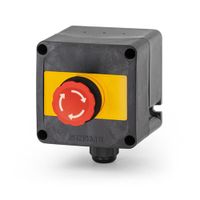 Show details for  Emergency Stop Station, Twist Release, 2NC, IP66