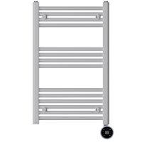 Show details for  200W Heated Towel Rail with Thermostat, 800mm x 500mm, Chrome, IPX4