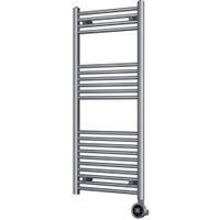 Show details for  500W Heated Towel Rail with Thermostat, 1200mm x 500mm, Anthracite, IPX4