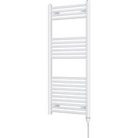 Show details for  500W Heated Towel Rail, 1200mm x 500mm, White, IPX4