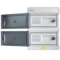 Show details for  Solar Power Combiner Box, 4 Input/2 Output, Grey, IP65