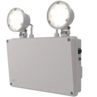 Show details for  3W Emergency LED Twin Spot with Self-Test, 6500K, 500lm, White, IP65, Raptor Range