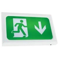 Show details for  2.5W Emergency LED Exit Box with Legend Kit, 6500K, White, IP20, Encore Range