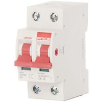 Show details for  100A Isolator, 2 Pole, DIN Rail
