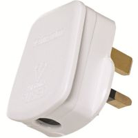 Show details for  13A Plug, White