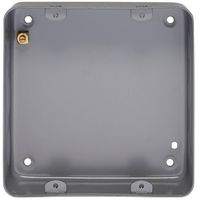 Show details for  Surface/Flush Back Box with Knockouts, 6 and 8 Gang, 40mm, Grey