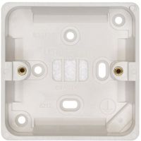 Show details for  Surface Installation Box, 1 Gang, 29mm, White