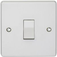 Show details for  20A Double Pole Switch, 1 Gang, White, Capital Range