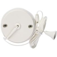 Show details for  10AX Single Pole 2 Way Ceiling Switch, 1.5m, White