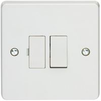 Show details for  13A Double Pole Switched Fused Connection Unit, 1 Gang, White, Capital Range