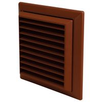 Show details for  EasiPipe Louvered Rigid Duct Outlet (100mm) - Terracotta