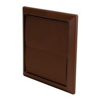 Show details for  System 100 Rigid Duct Outlet with Gravity Flaps 9100mm) - Brown