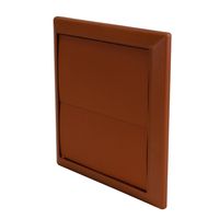 Show details for  System 100 Rigid Duct Outlet with Gravity Flaps 9100mm) - Terracotta