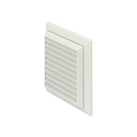 Show details for  EasiPipe Louvered Rigid Duct Outlet (100mm) - White