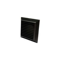 Show details for  EasiPipe Louvered Rigid Duct Outlet (100mm) - Black