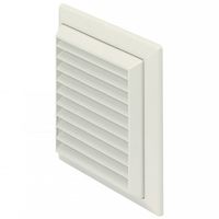 Show details for  EasiPipe Rigid Duct Outlet Louvered Grille, 150mm, White