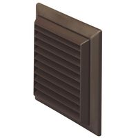 Show details for  EasiPipe Rigid Duct Outlet Louvered Grille, 150mm, Brown