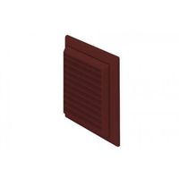 Show details for  EasiPipe Louvered Rigid Duct Outlet with Flyscreen (100mm) - Terracotta