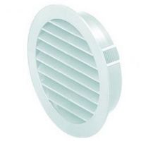 Show details for 100mm EasiPipe Rigid Duct Outlet Louvered Soffit Vent, White