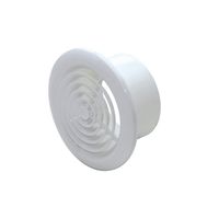 Show details for  EasiPipe Rigid Duct Diffuser (100mm) - White