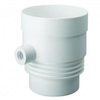 Show details for  EasiPipe Rigid Duct Condensation Trap with Overflow, 100mm, White