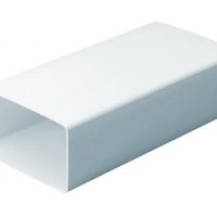 Show details for Supertube Rigid Duct, 204mm x 60mm, 2m, White