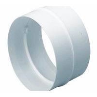 Show details for EasiPipe Rigid Duct Straight Connector, 150mm, White
