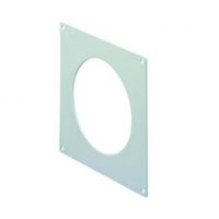 Show details for EasiPipe Rigid Duct Wall Plate, 100mm, White