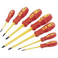 Show details for  VDE Approved Fully Insulated Screwdriver Set, 7 Piece, 960 Range