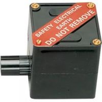Show details for  Earth Electrode Box, 75mm x 75mm x 70mm, Black