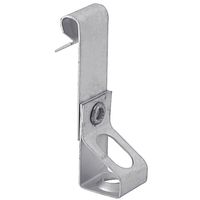 Show details for  Britclips® Vertical Flange Threaded Rod Hanger, 1mm - 5mm, M8, Spring Steel [Pack of 100]